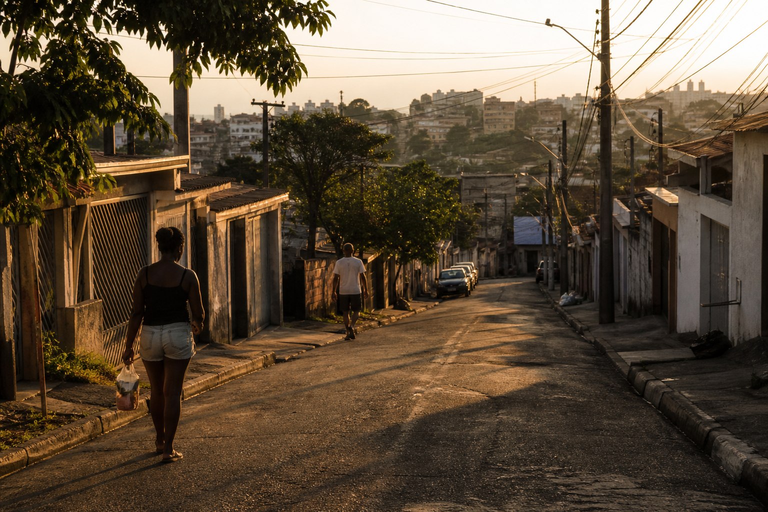 Vista do bairro Canhema, em Diadema